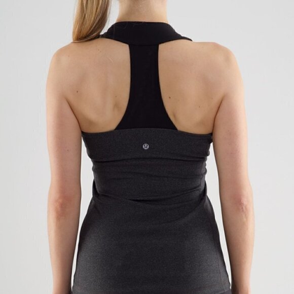Lululemon Athletica Luon Sleeveless Scoop Neck Tank Top | Built In Bra - Picture 2 of 7